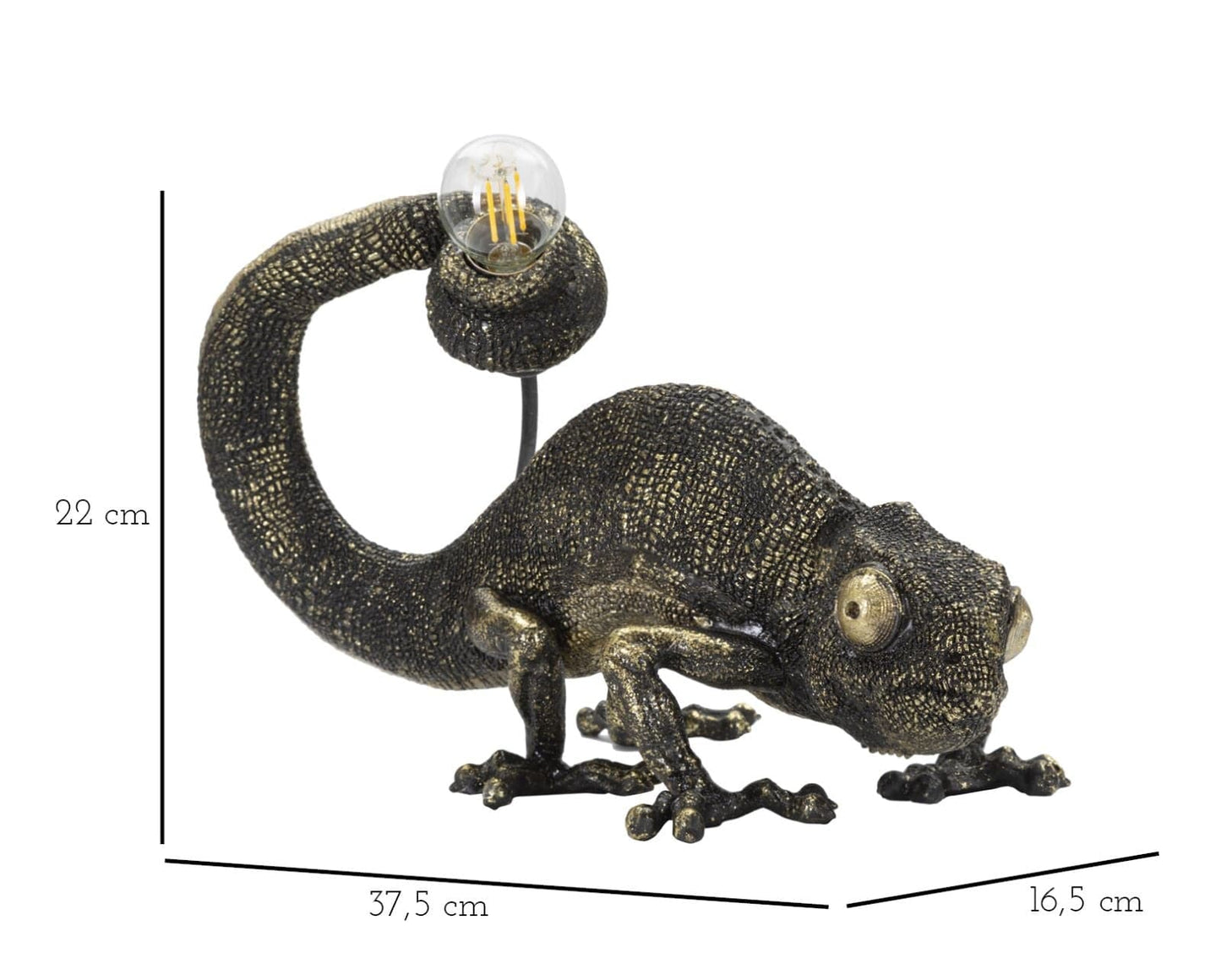 Mauro Ferretti TABLE LAMP LIZARD CM 37,5X16,5X22