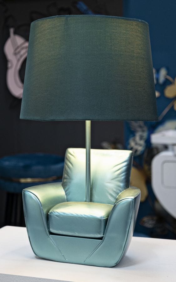Mauro Ferretti TABLE LAMP MIDCENTURY
TURQUOISE CM Ø 26X43