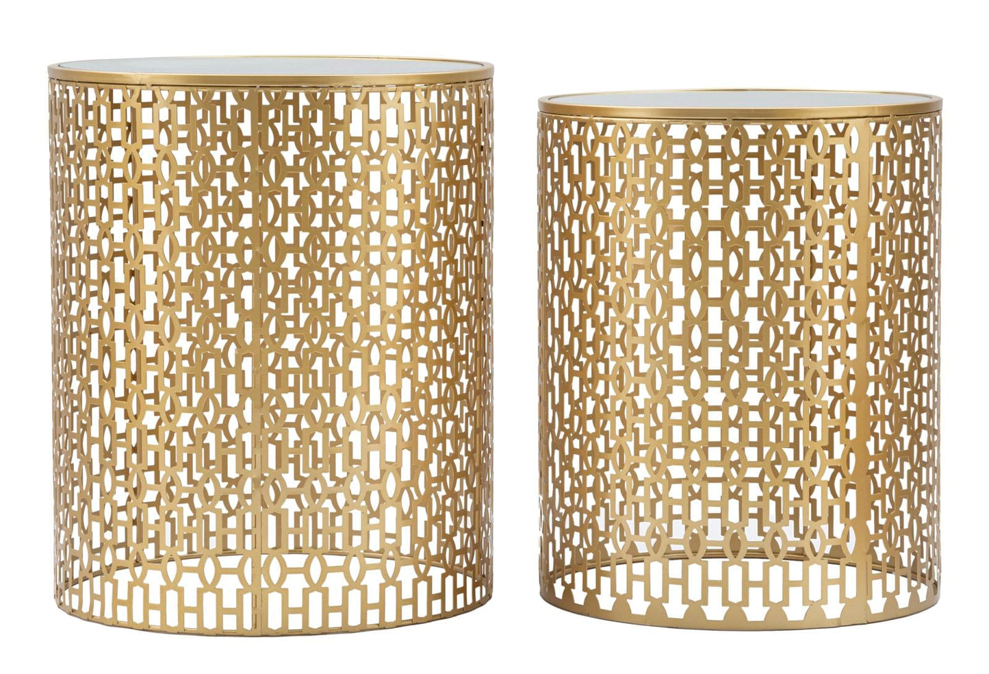 Mauro Ferretti TABLE SET 2 PCS OBLIN CM Ø 41X50-37,5X47