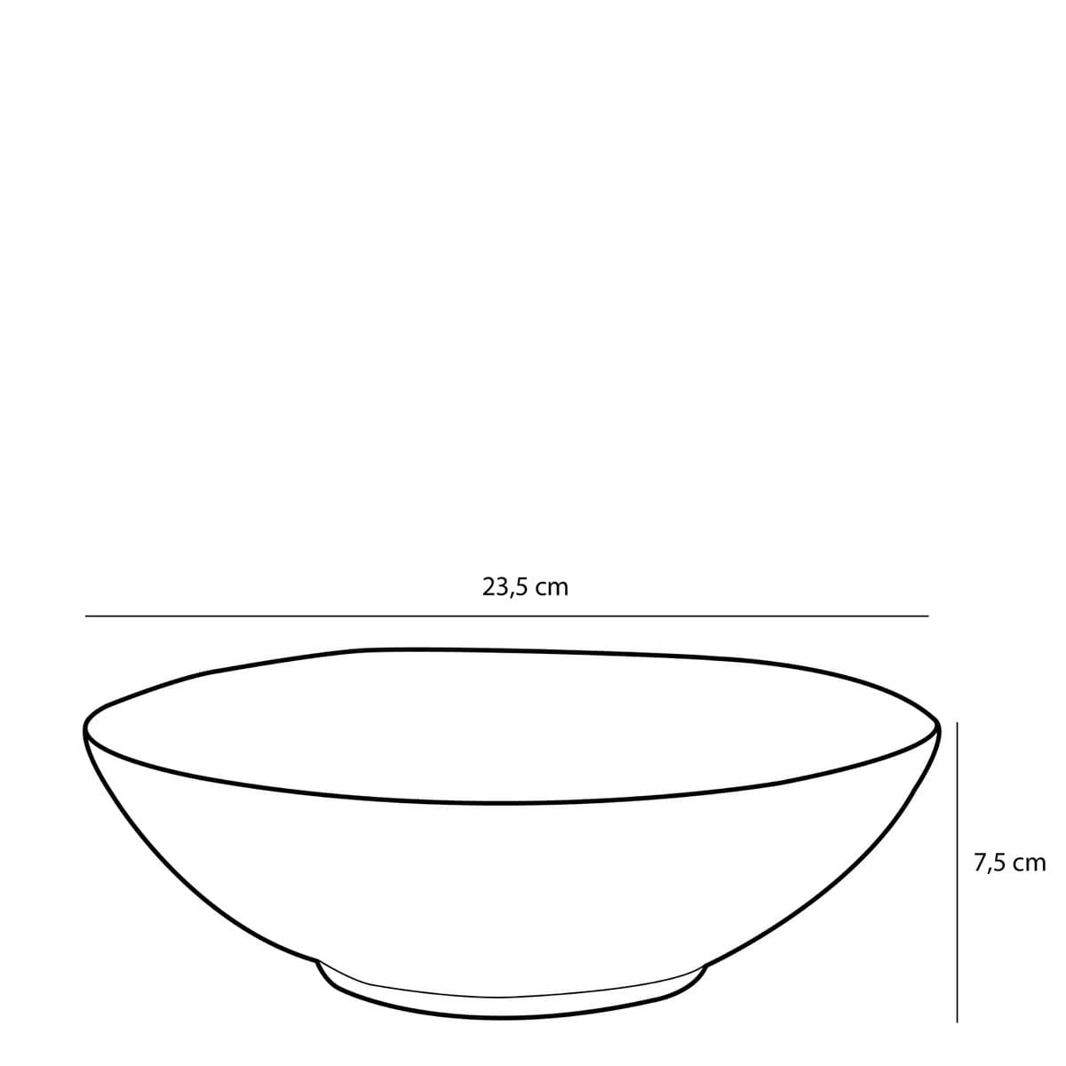 Mica Decorations Tabo Schaal - H7,5 x Ø23,5 cm - Groen
