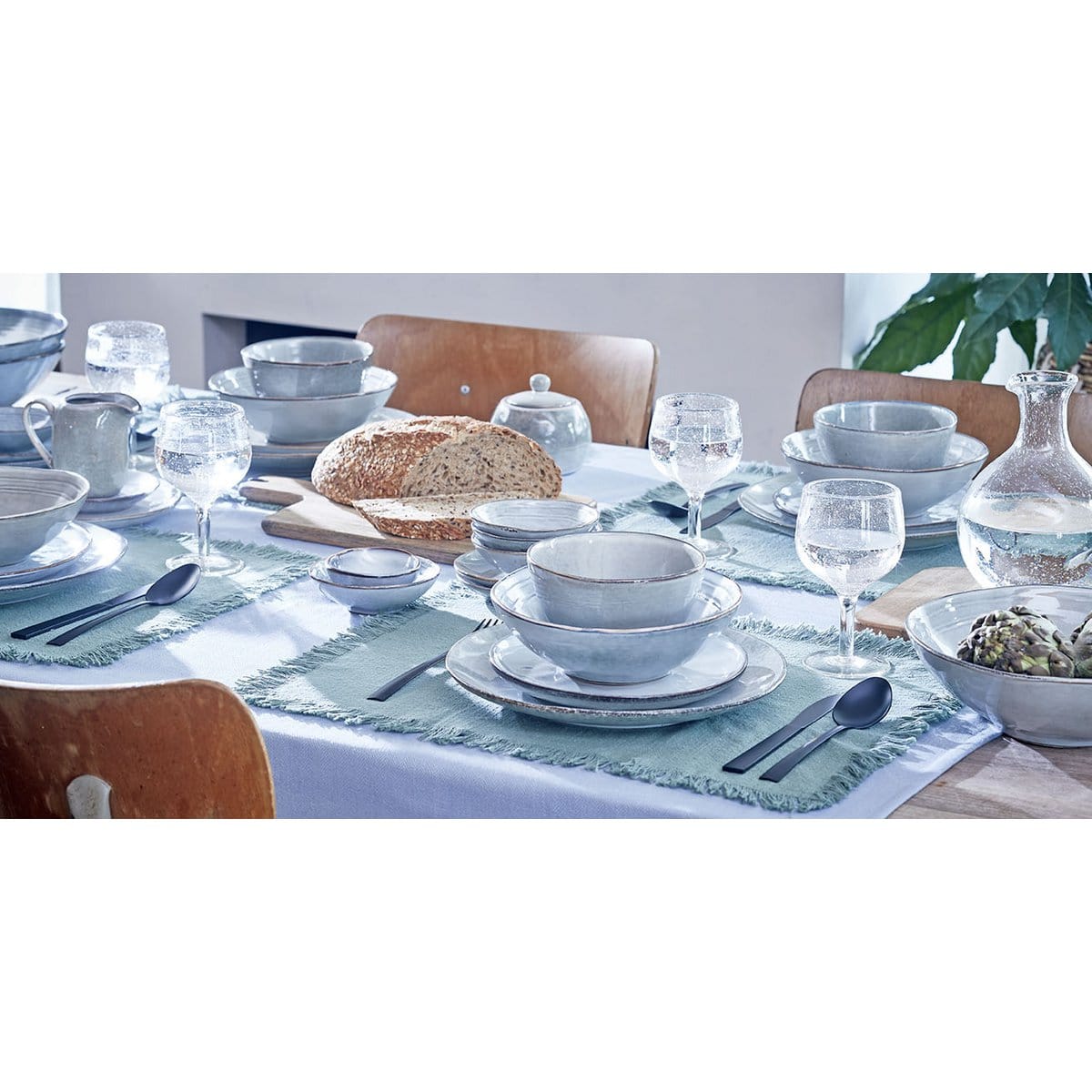 Mica Decorations Tabo Serviesset 4 Persoons - Grijs