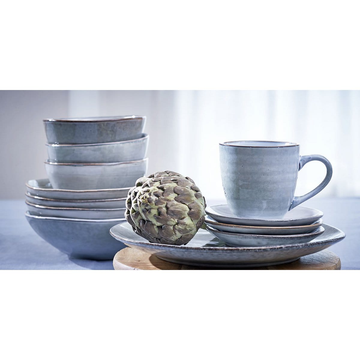 Mica Decorations Tabo Serviesset 4 Persoons - Grijs