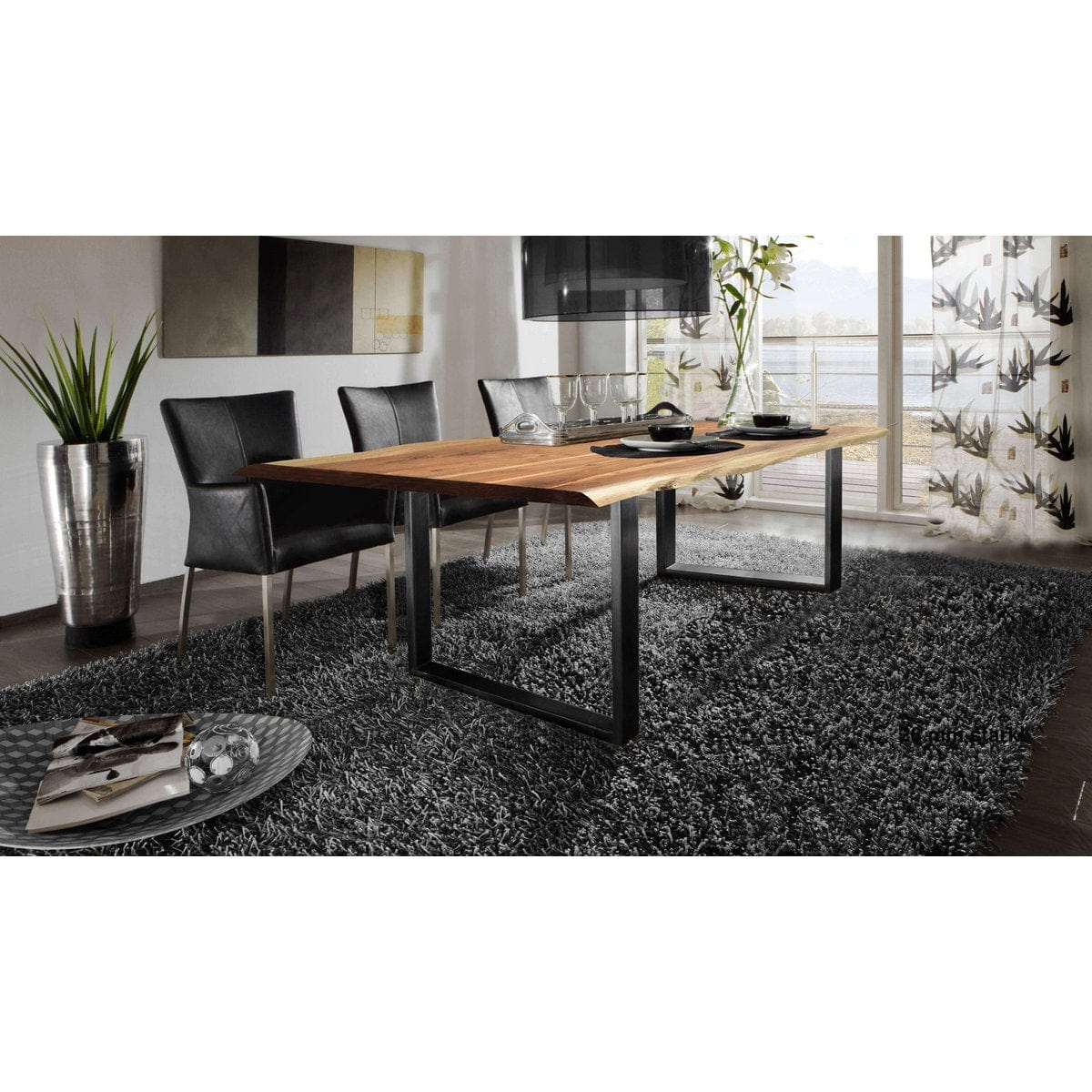 SIT Möbel Im- und Export Tafel 200x100 cm, naturel acacia, 36 mm
