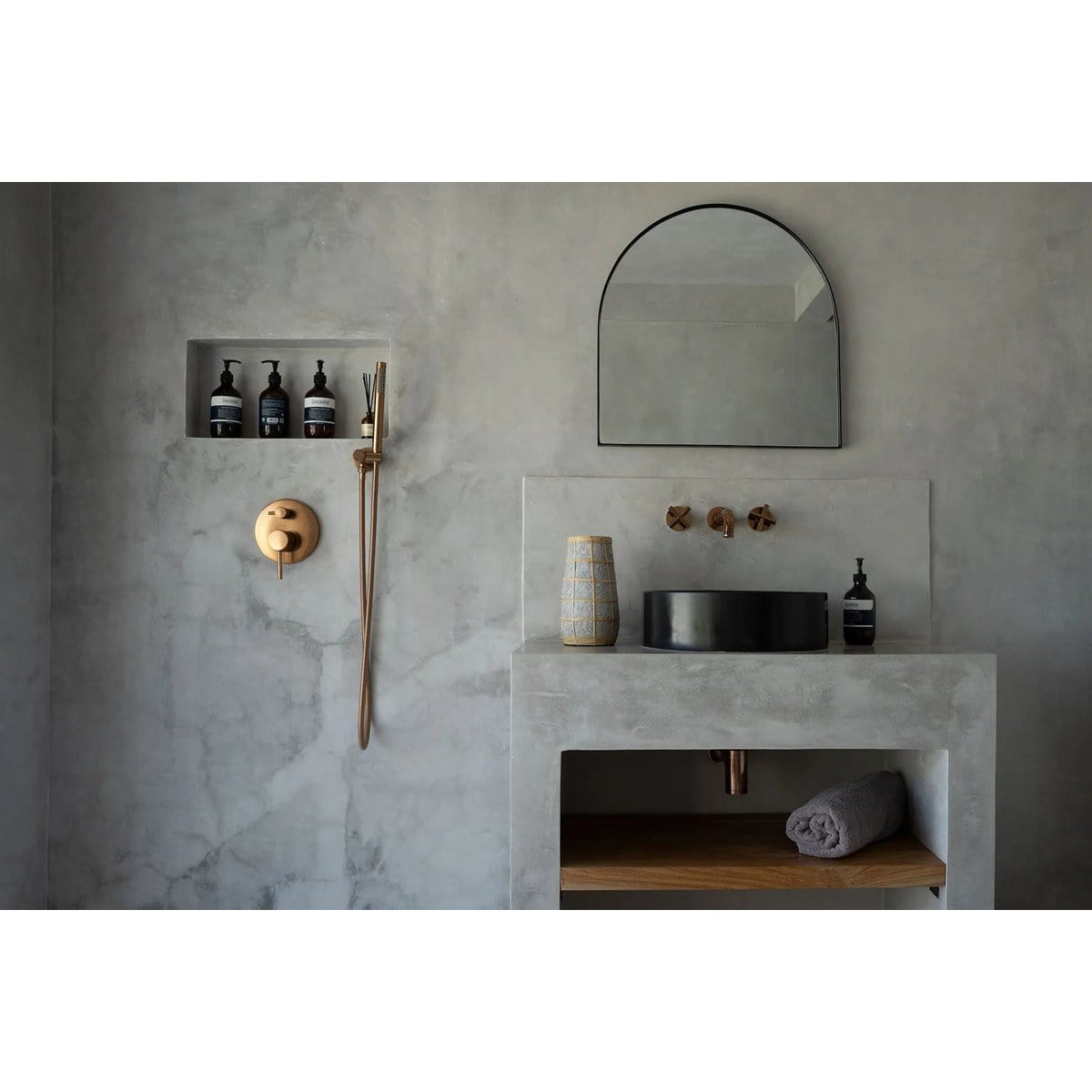 Bazar Bizar The Cutie Vase - Beton Naturel - L