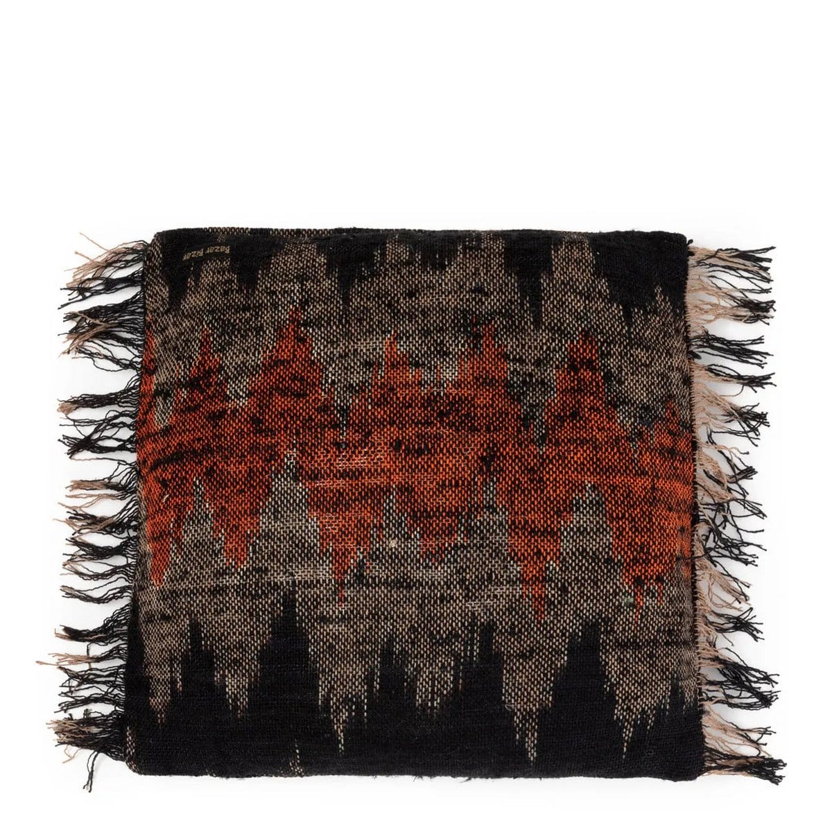 Bazar Bizar The Oh My Gee Kussenhoes - Zwart Oranje - 40x40