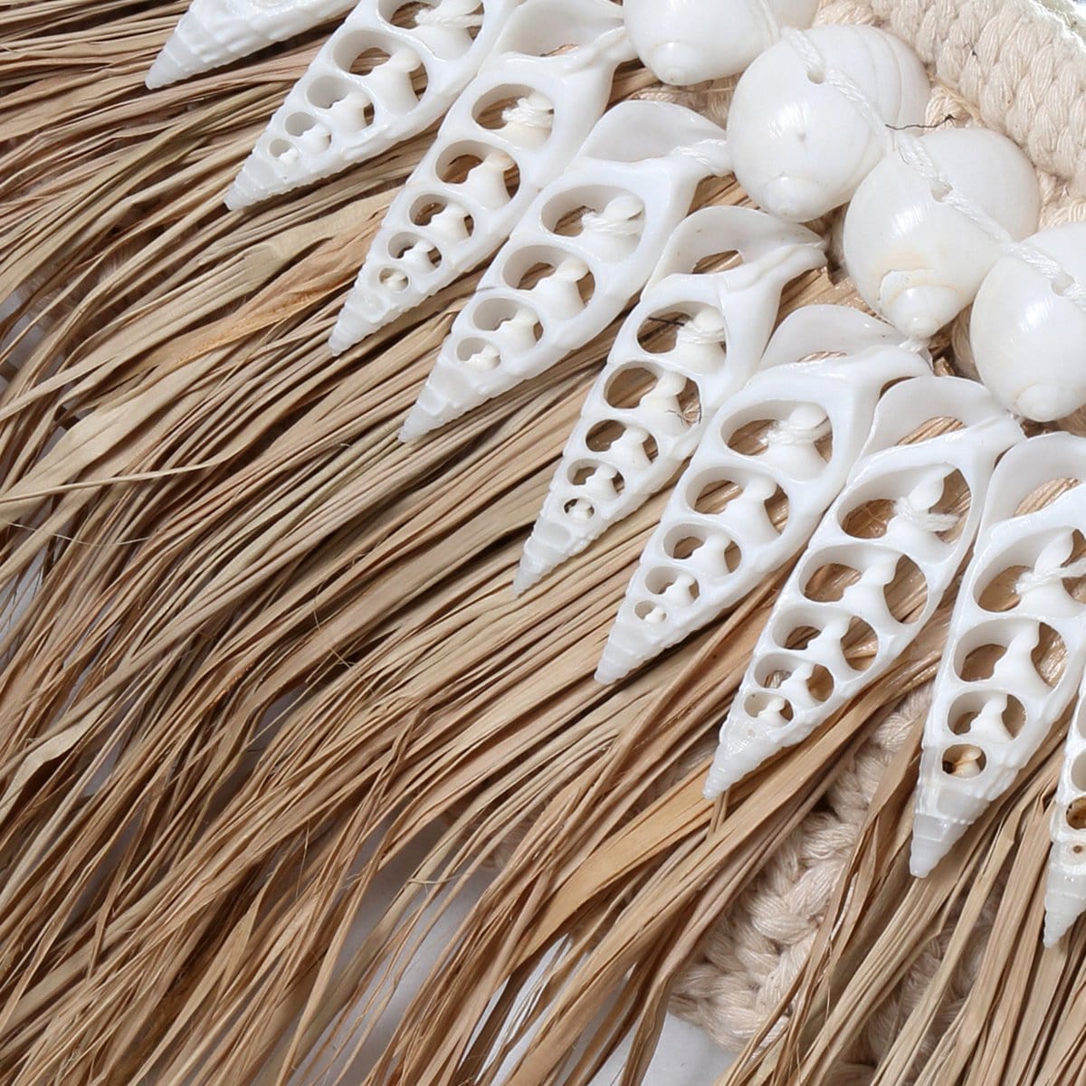 Bazar Bizar The Raffia Ginger Mirror - Naturel