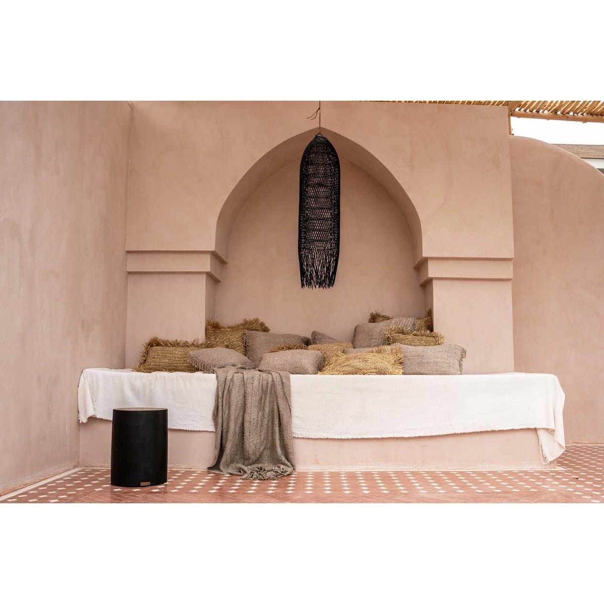 Bazar Bizar The Tribe Stool - Natuurlijk zwart - 30