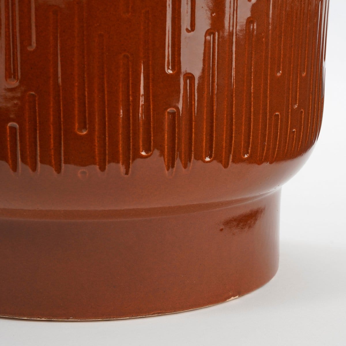 Mica Decorations Thiago Bloempot - H23 x Ø26 cm - Terracotta - Bruin