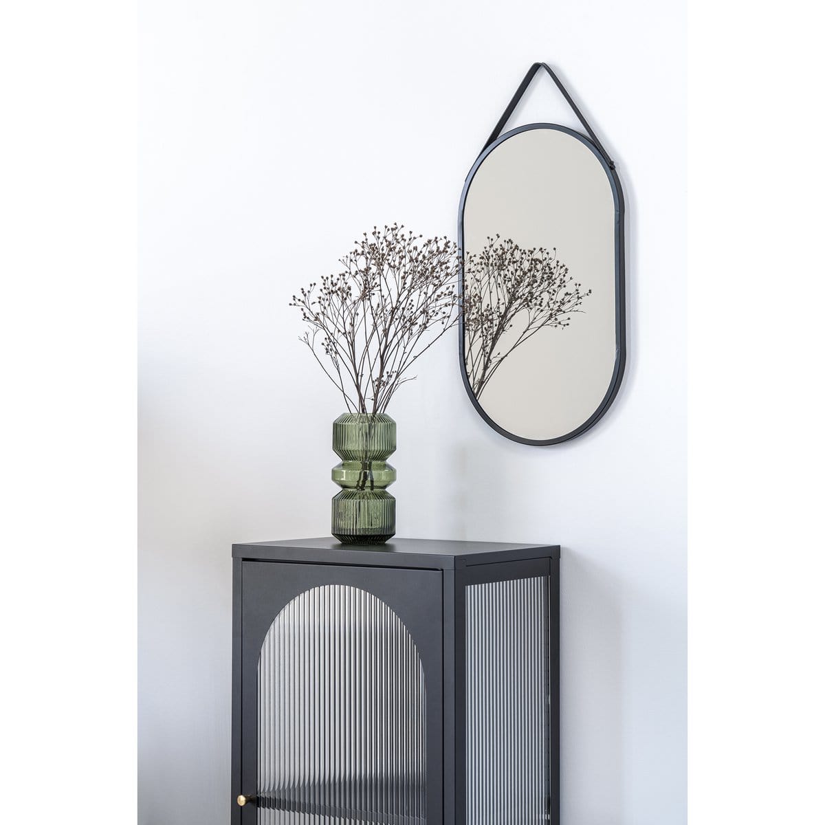 House Nordic ApS Trapani Spiegel - Zwart