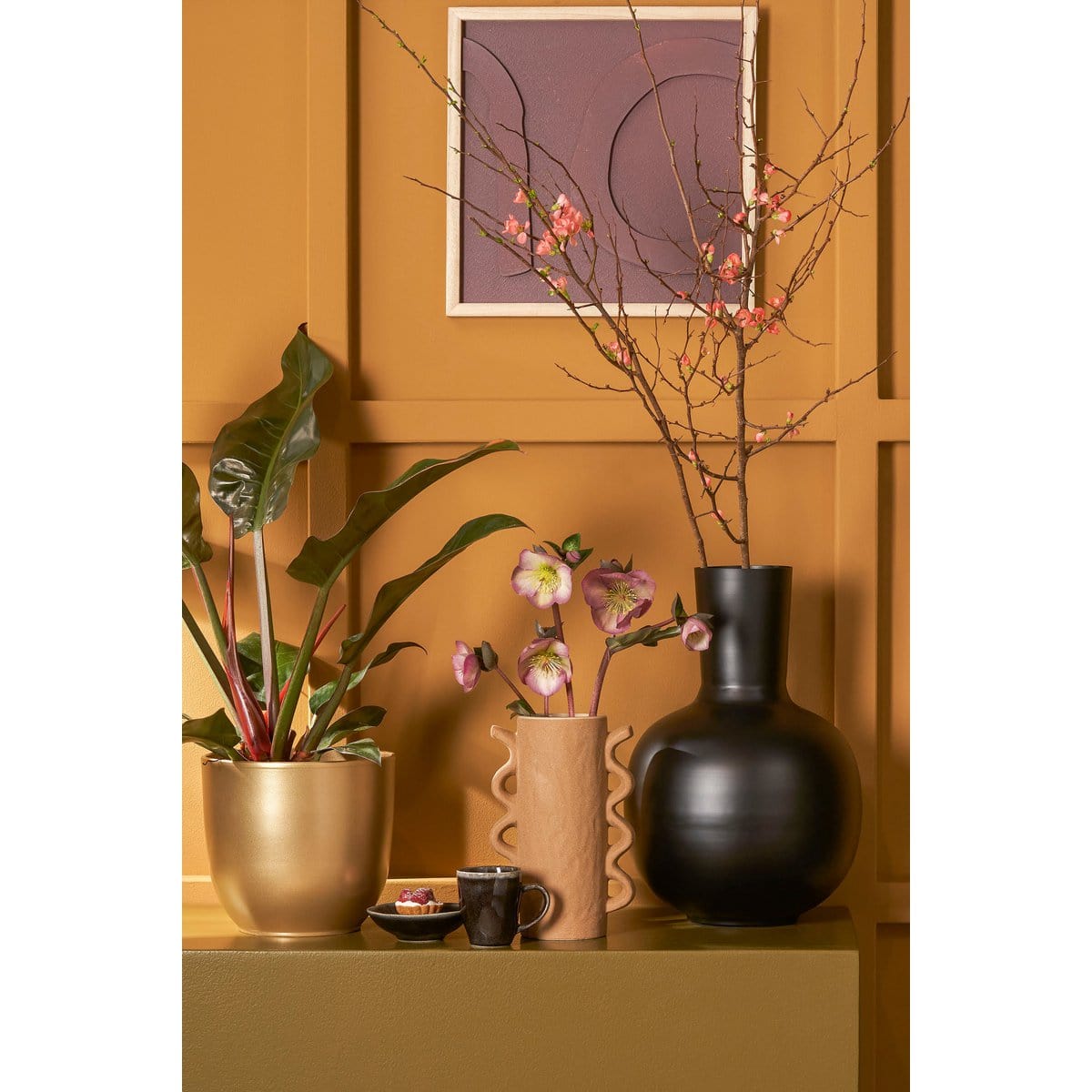 Mica Decorations Tusca Bloempot - H20 x Ø22,5 cm - Goud
