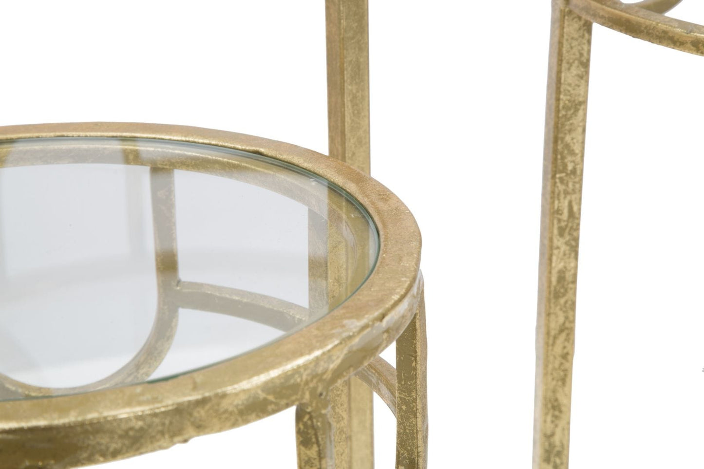 Mauro Ferretti TV HOLDER GOLD SET OF 3 PCS CM Ø 33X70
-28X60-23X50