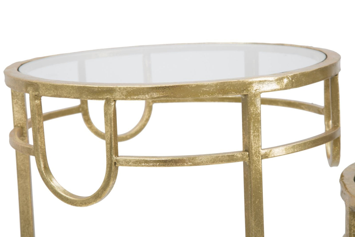 Mauro Ferretti TV HOLDER GOLD SET OF 3 PCS CM Ø 33X70
-28X60-23X50
