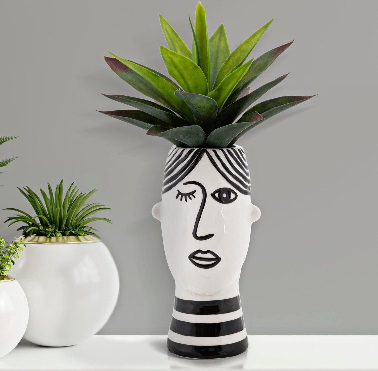 Mauro Ferretti VASE FACE CM 13,2X11,8X26,3