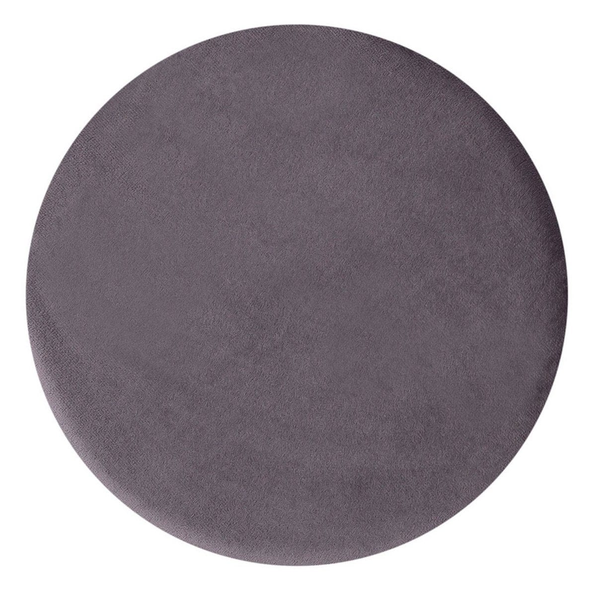 Voglrieder kreatives Wohnen Velours kruk 2e keus Ø 32 H 42 cm fluwelen kruk met ijzeren frame goudkleurige kruk fluwelen poefzitting
