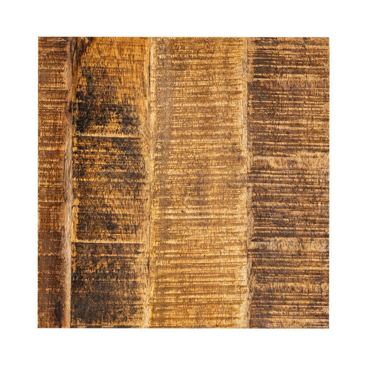Voglrieder kreatives Wohnen Vierkante kruk 28 x 45 x 28 cm bloemenzuil kruk bloemenkruk bijzettafel mangohout