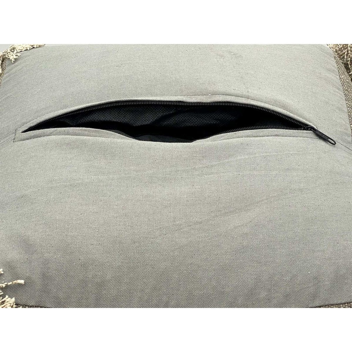 Voglrieder kreatives Wohnen Vloerkussen 2e keus kruk poef 40x40 cm kubuszit poef poef stonewashed