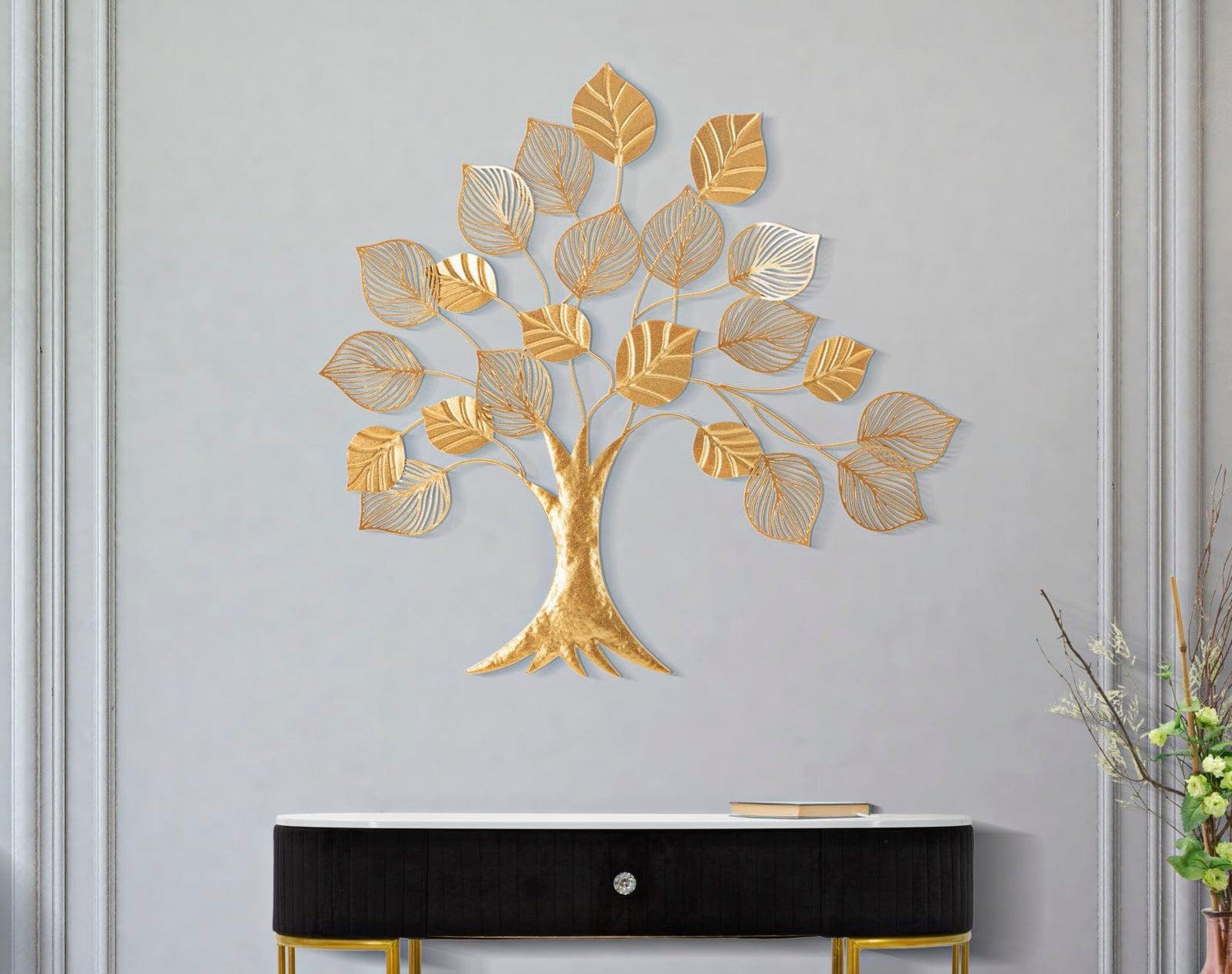 Mauro Ferretti WALL DECORATION ALBERO GOLDY CM 81X2,5X78