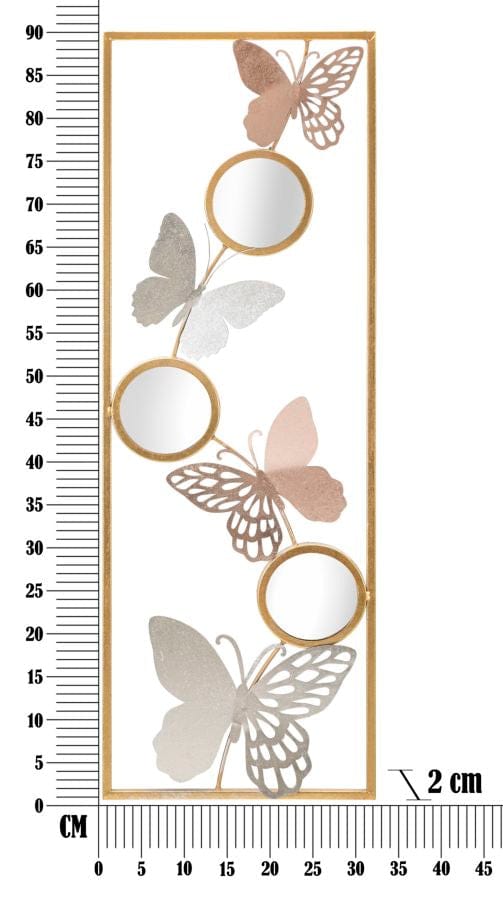 Mauro Ferretti WALL DECORATION BUTTRY -B- CM 31X2X90