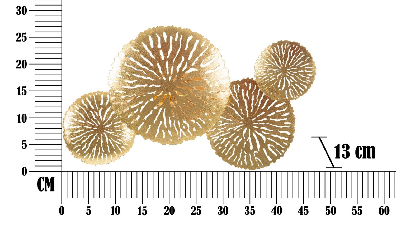 Mauro Ferretti WALL LIGHT DISHI PLUS CM 47X13X28