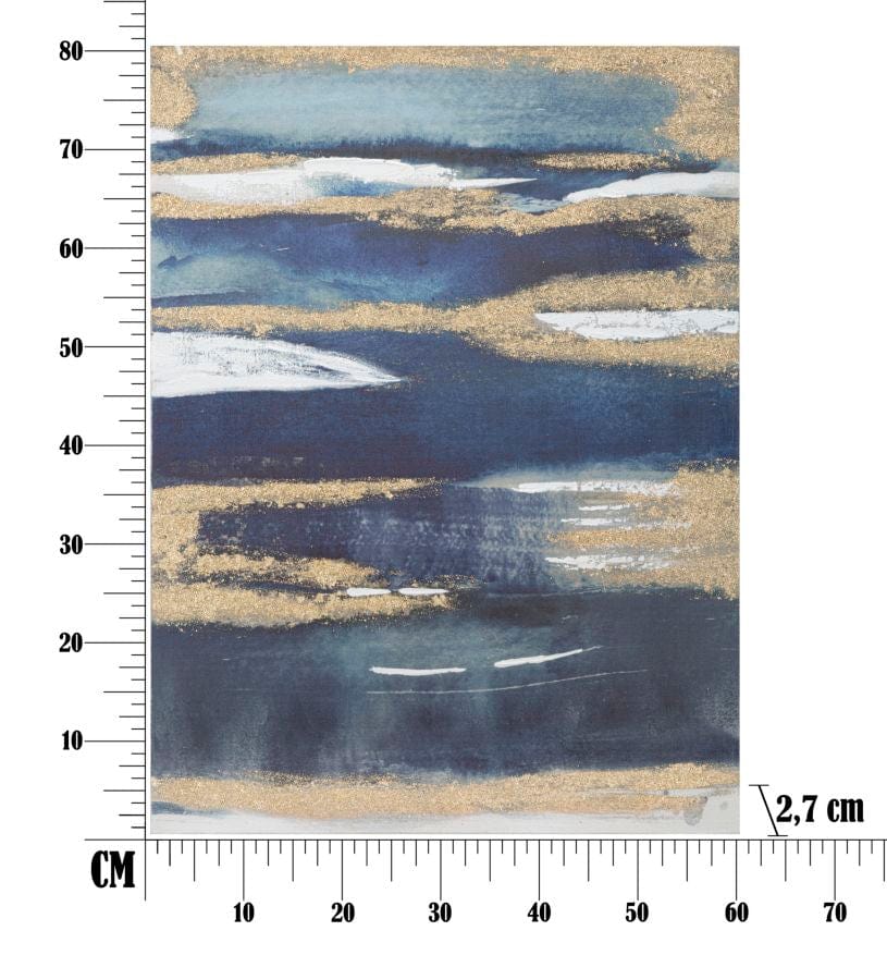 Mauro Ferretti WALL PAINT DARK BLUE CM 60X2,7X80