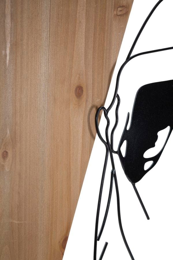 Mauro Ferretti WALL PANEL STRIP -B- IRON AND WOOD CM 50X2X90