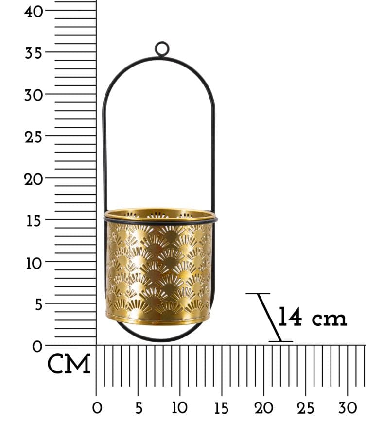 Mauro Ferretti WALL VASE HOLDERHONG CM 14X14X37