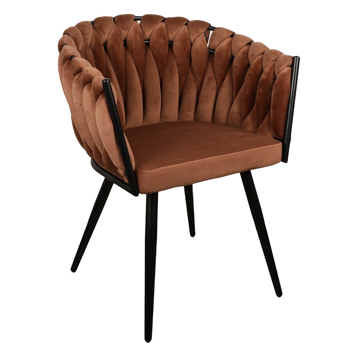 Pole To Pole Wave chair copper (Set of 2)