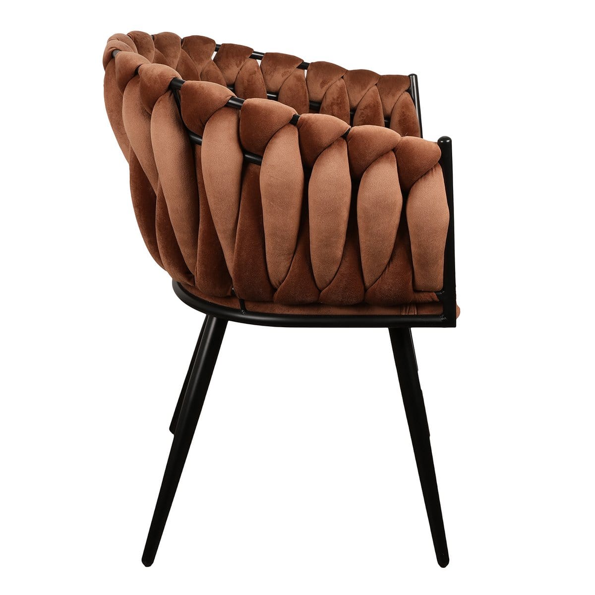Pole To Pole Wave chair copper (Set of 2)