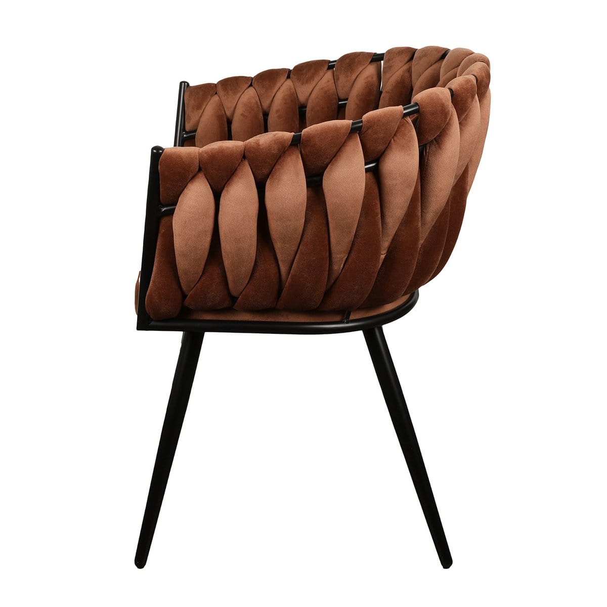 Pole To Pole Wave chair copper (Set of 2)