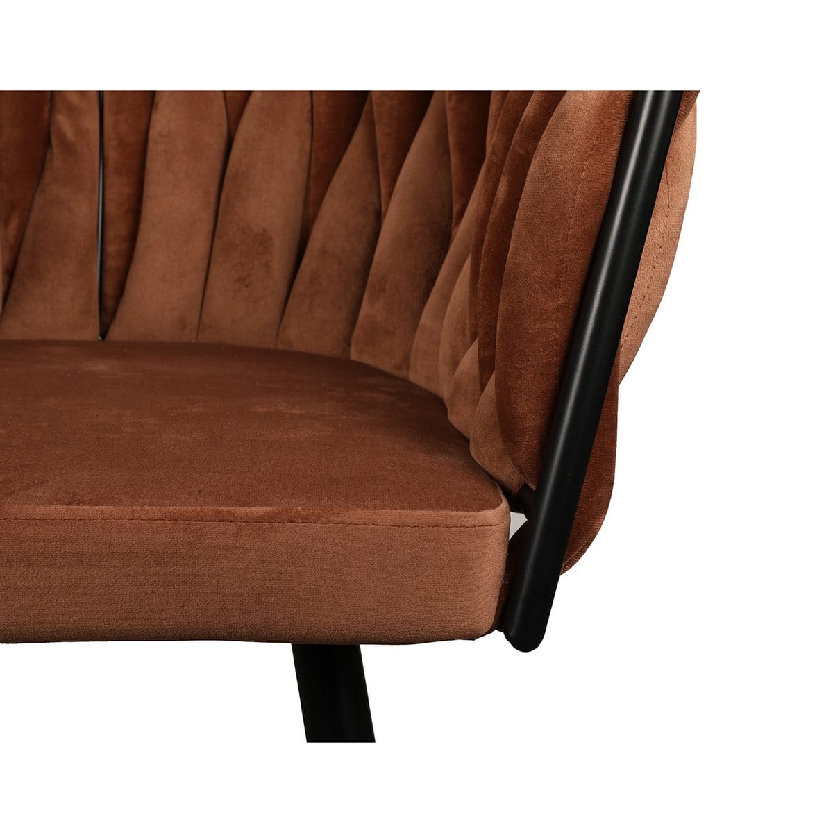 Pole To Pole Wave chair copper (Set of 2)