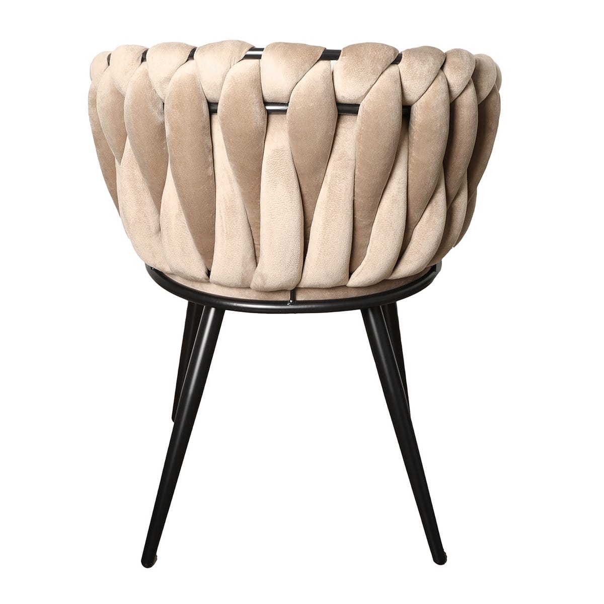 Pole To Pole Wave chair sand white (Set of 2)
