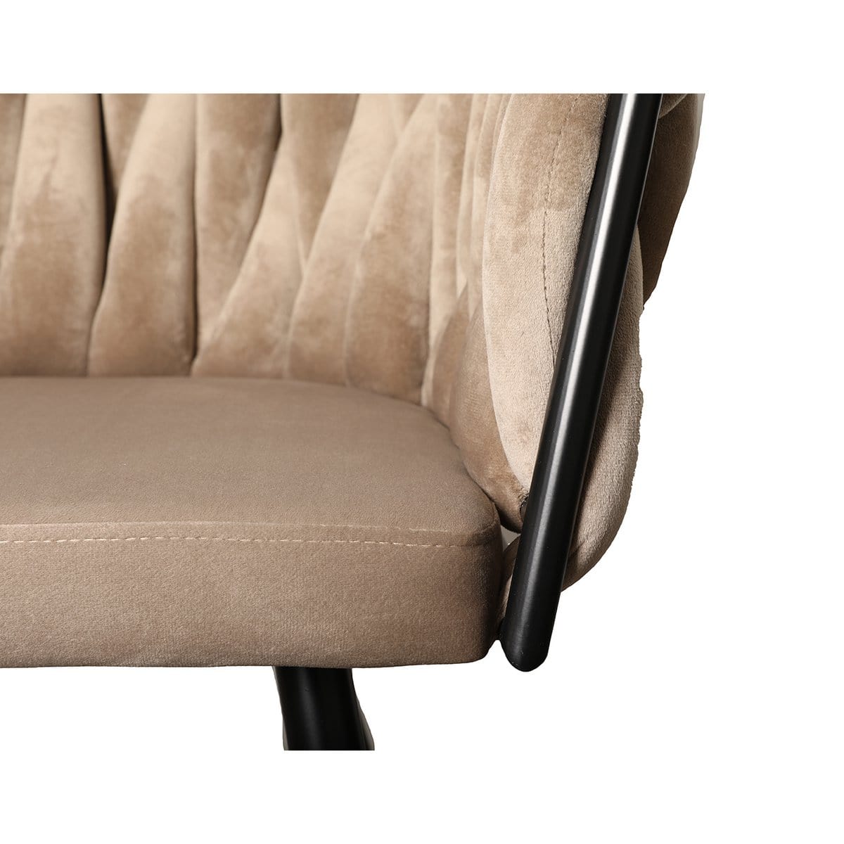 Pole To Pole Wave chair sand white (Set of 2)
