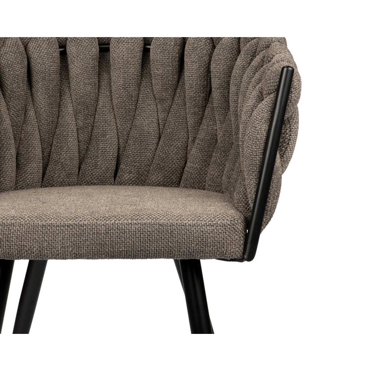 Pole To Pole Wave chair taupe (Set of 2)