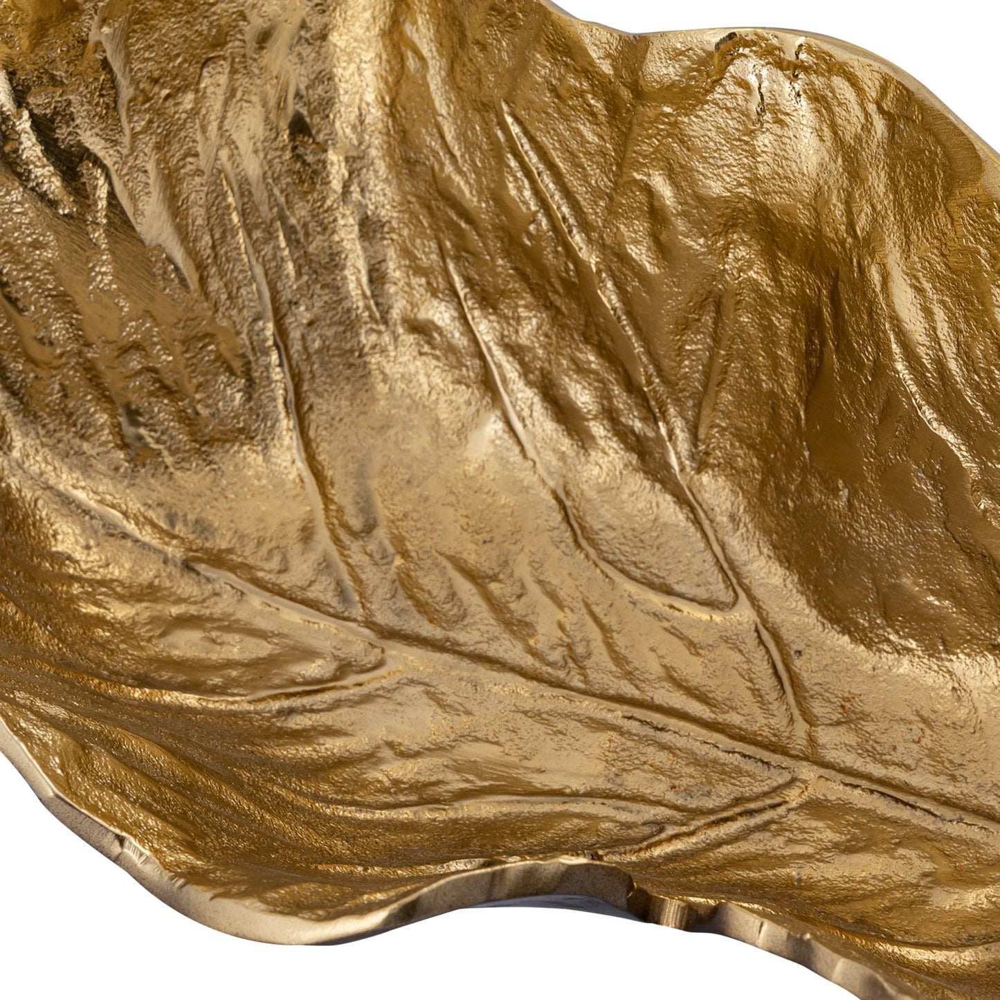 PTMD Ycee Brass gegoten alubladige schaal goud van binnen S