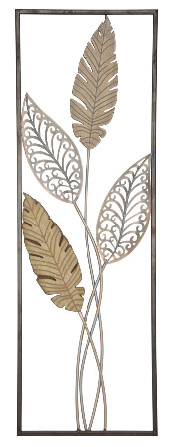 Wanddecoratie Foglie - Bladeren 91x30.5x1.9 cm