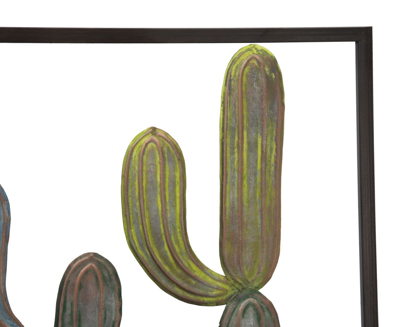 Wanddecoratie Cactus-Frame Industrial 50x50x1.3 cm