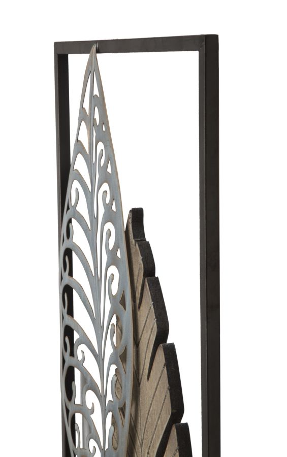 Wanddecoratie Foglie – Bladeren 99.5x30.5x2.5 cm