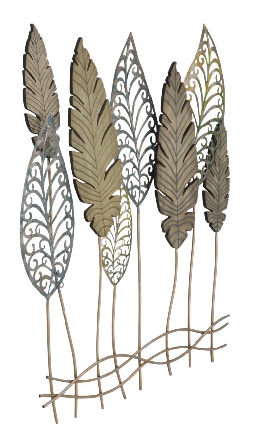 Wanddecoratie Foglie Bladeren 3D Panel 87x75x2.5 cm