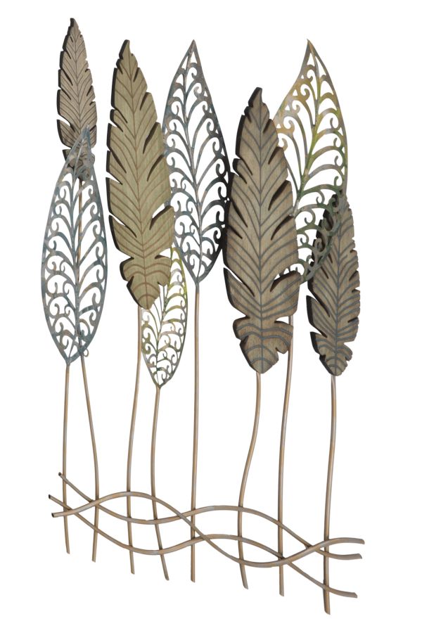 Wanddecoratie Foglie Bladeren 3D Panel 87x75x2.5 cm