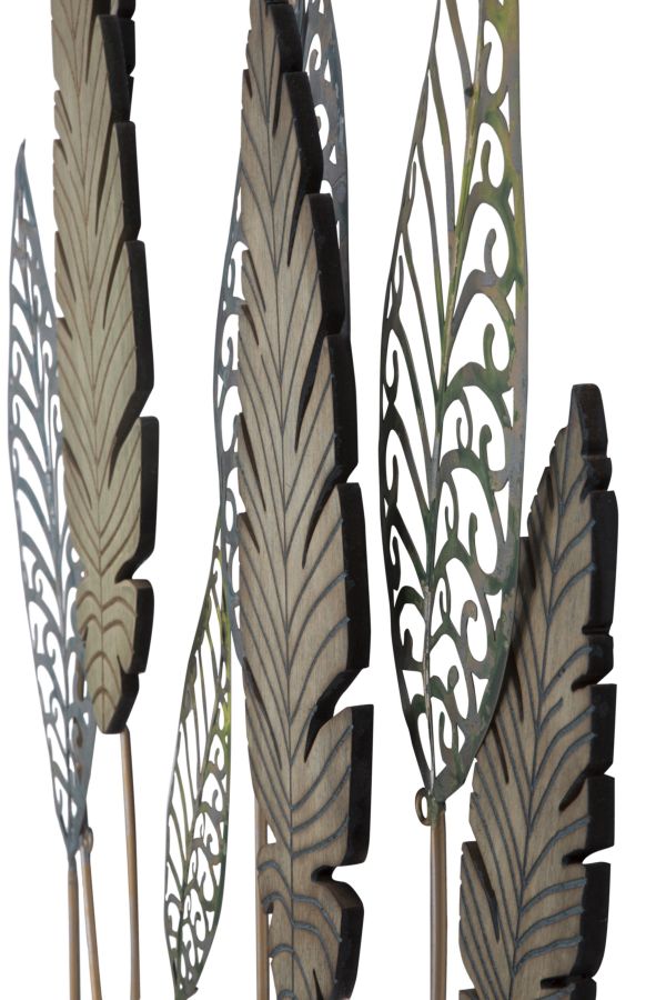 Wanddecoratie Foglie Bladeren 3D Panel 87x75x2.5 cm