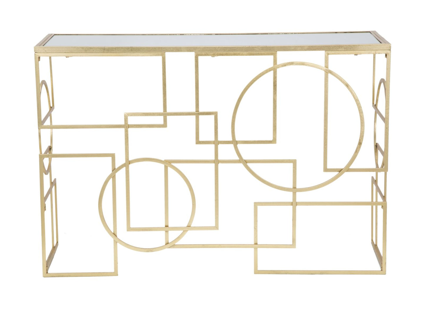Consoletafel Marie Goud/Zwart 81x120x41 cm