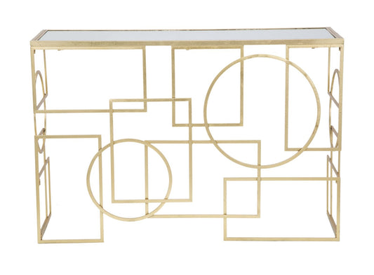 Consoletafel Marie Goud/Zwart 81x120x41 cm