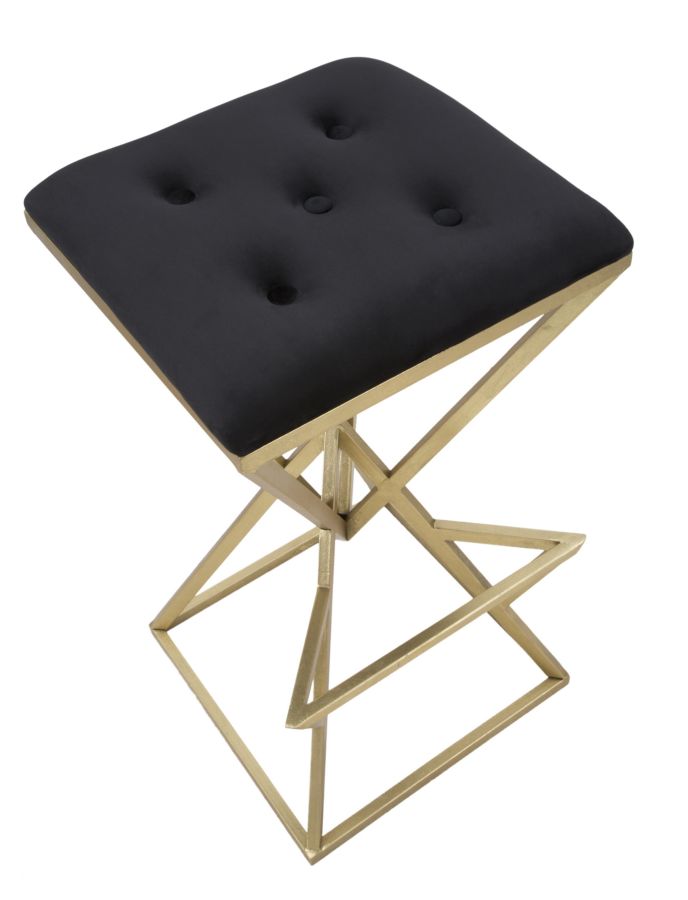Barkruk Houder Pyramid Glam 75x40x40 cm
