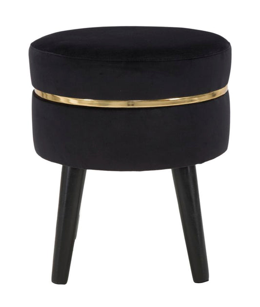 Kruk Paris Zwart 40.5x35x35 cm