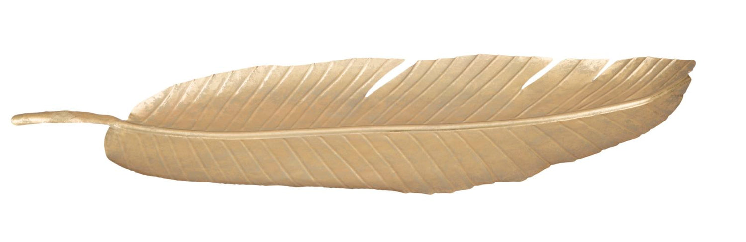 Decor Leaf Glam Decoratief Blad 55x18x2 cm