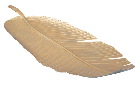 Decor Leaf Glam Decoratief Blad 55x18x2 cm
