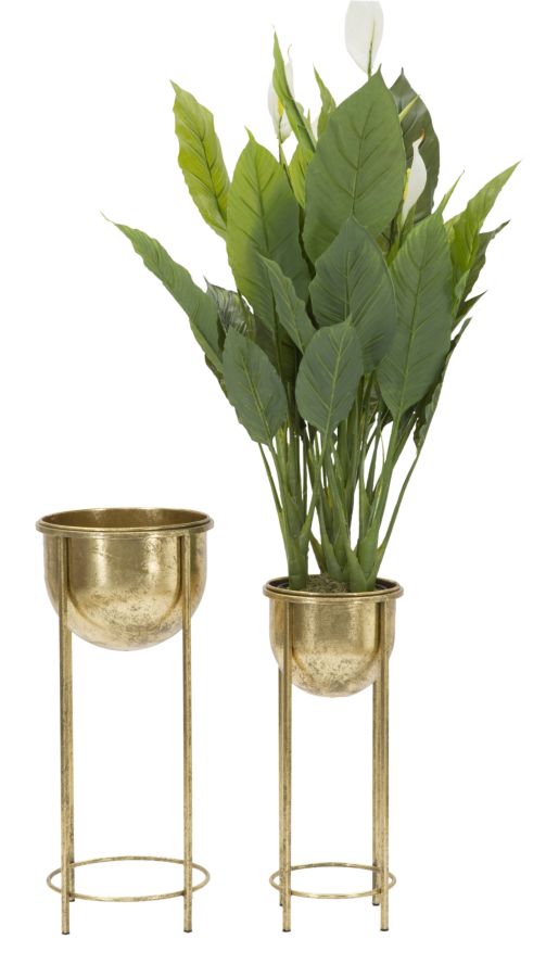 Bloemenhouder Glam Coppia Goudkleurig - Set van 2