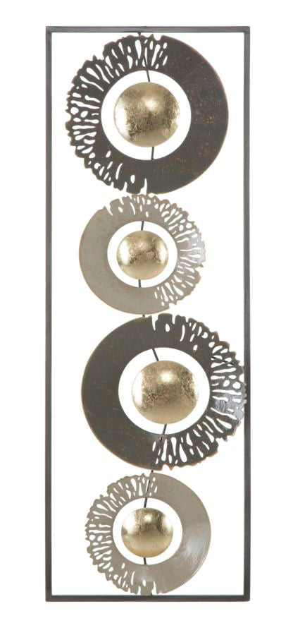Ijzeren Wandpaneel Ring Industrial 89.5x31x3 cm