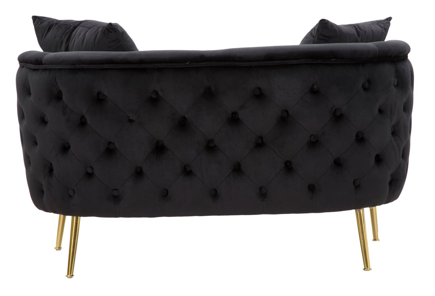 Sofa Bucarest Black 71x127x74 cm