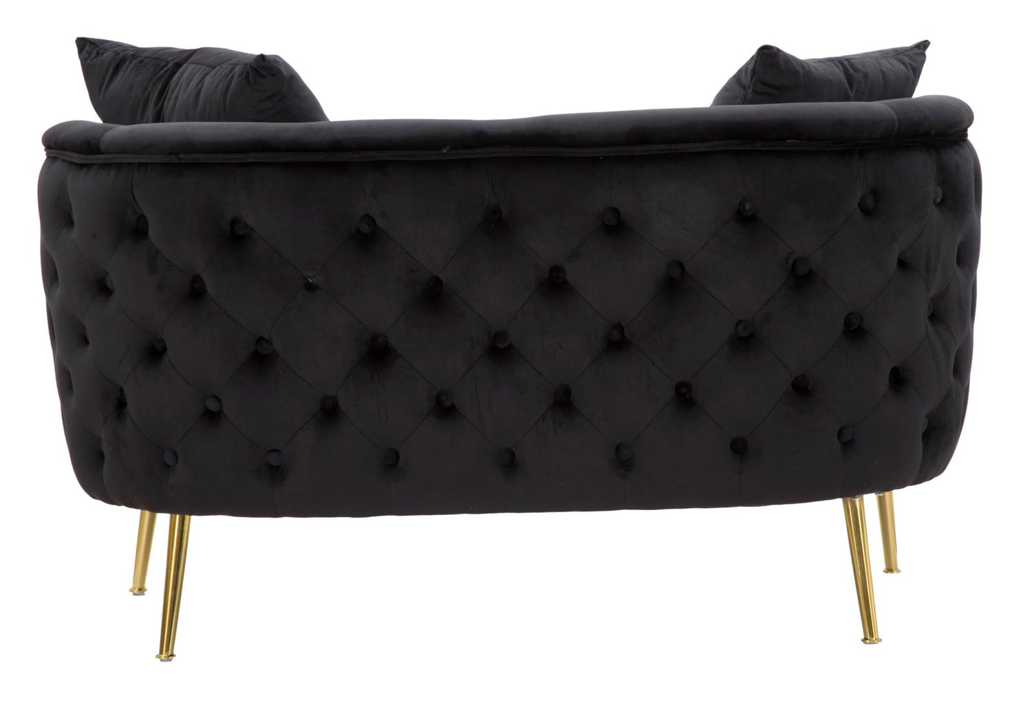 Sofa Bucarest Black 71x127x74 cm